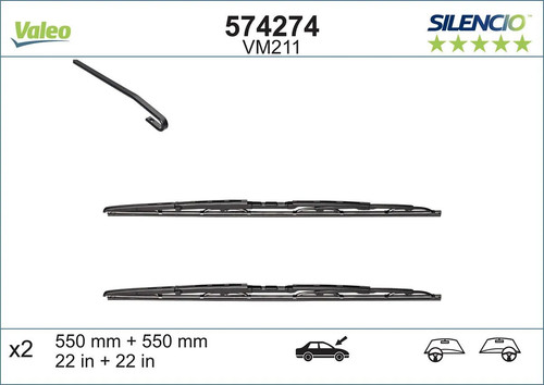 Vm211 valeo kit spazzole - kit,